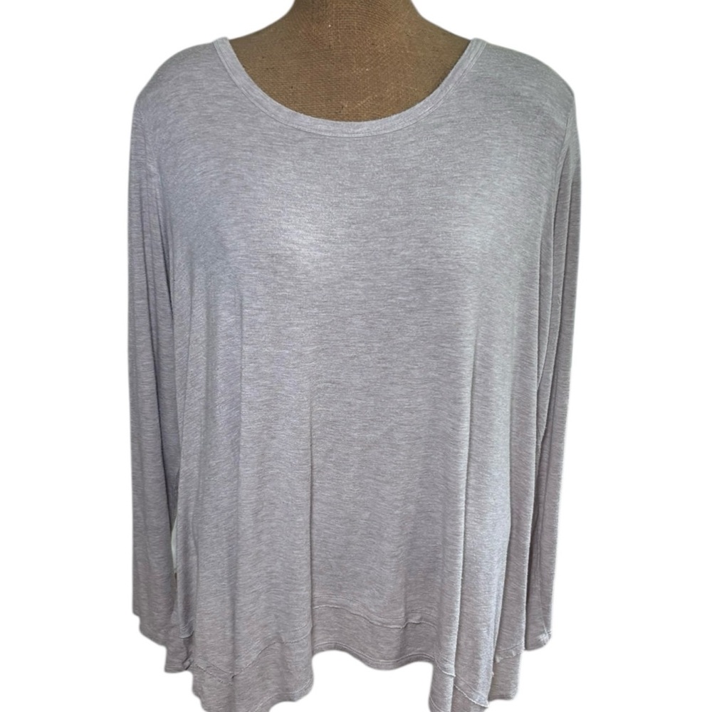 Cato Plus Size Gray Long Sleeve Tunic Size 22/24